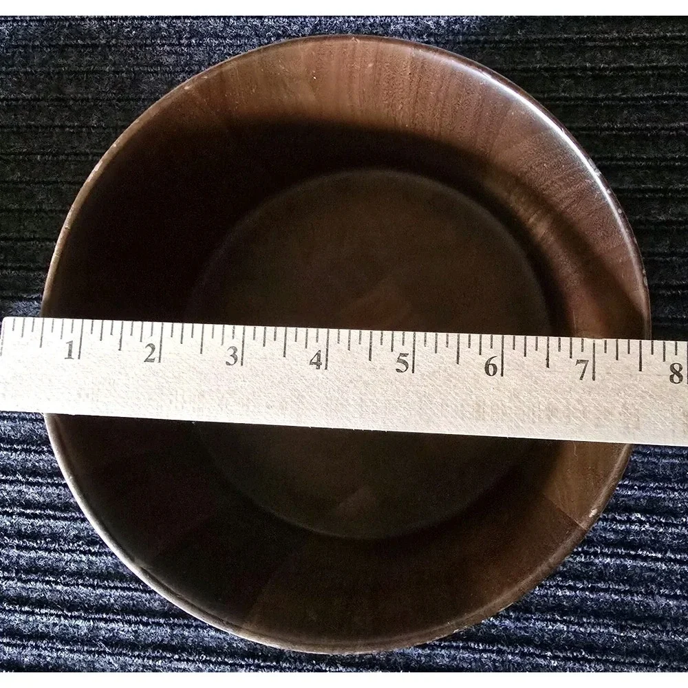 Vintage Walnut Bowl 7 in Wood Ware‎ Diversified Industries
